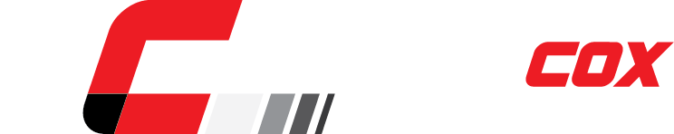 Landon Cox Racing Logo White